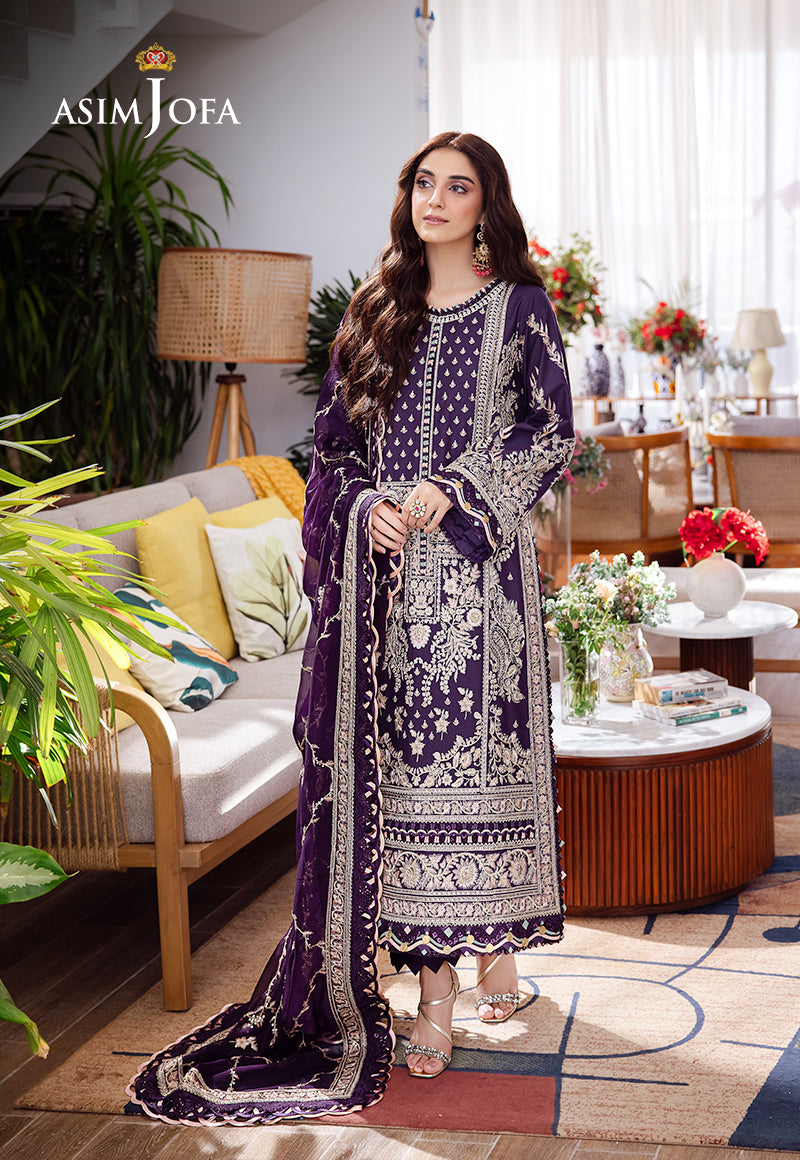 AJUR-05 EMBROIDERED LAWN 3 PCS