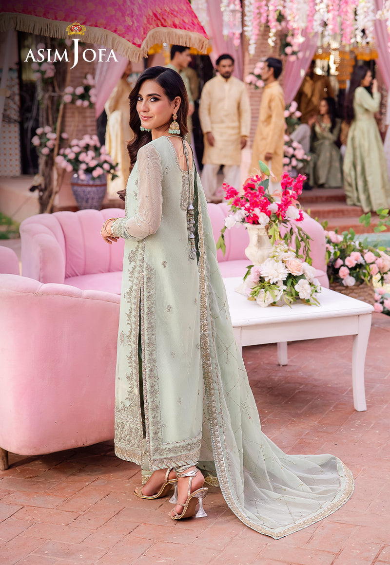 AJMJ-18 EMBROIDERED NET 3 PCS