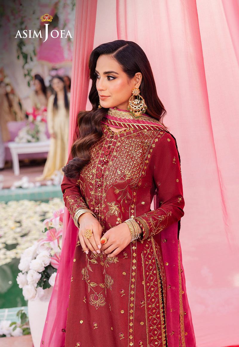 AJMJ-22 EMBROIDERED PAPER COTTON 3 PCS