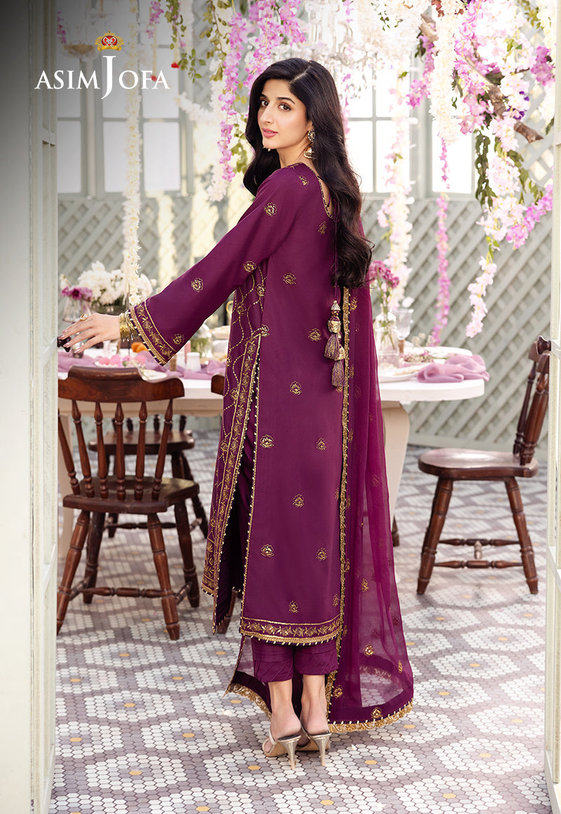 AJCFP-07 EMBROIDERED JUMBO SILK 3 PCS