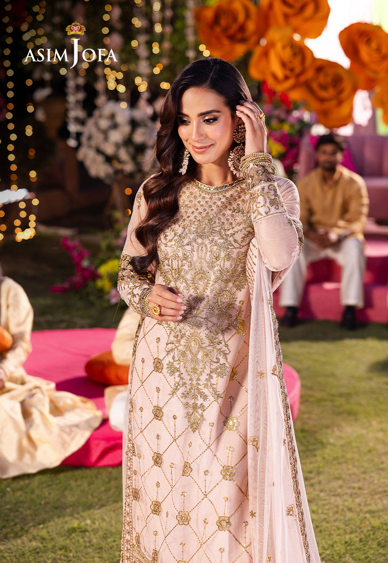 AJMJ-05 EMBROIDERED NET 3 PCS