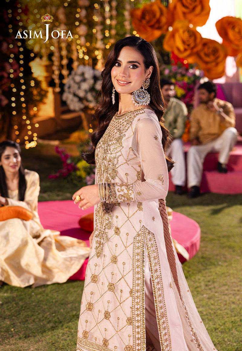AJMJ-05 EMBROIDERED NET 3 PCS