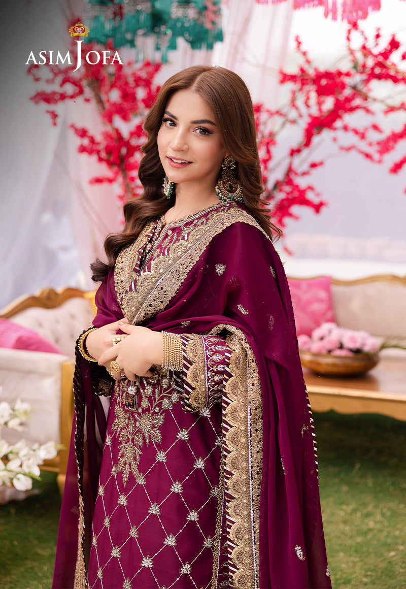 AJMJ-03 EMBROIDERED LAWN SILK  3 PCS