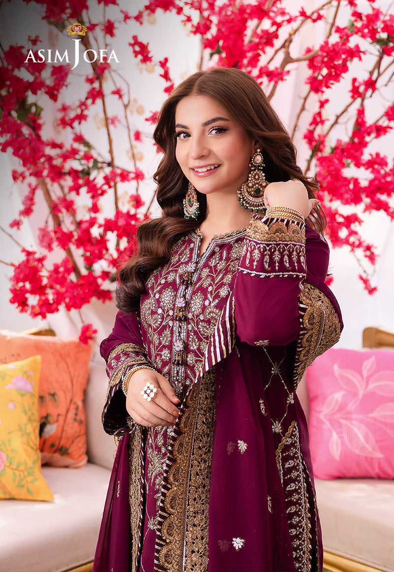 AJMJ-03 EMBROIDERED LAWN SILK  3 PCS