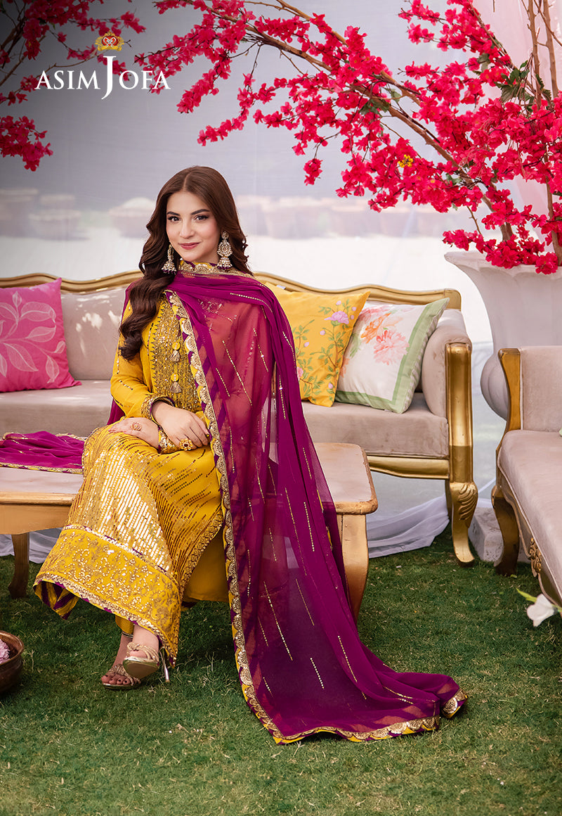 AJMJ-20 EMBROIDERED CHIFFON 3 PCS