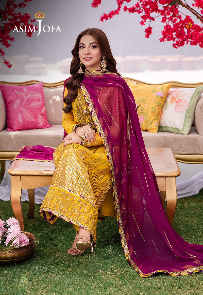 AJMJ-20 EMBROIDERED CHIFFON 3 PCS
