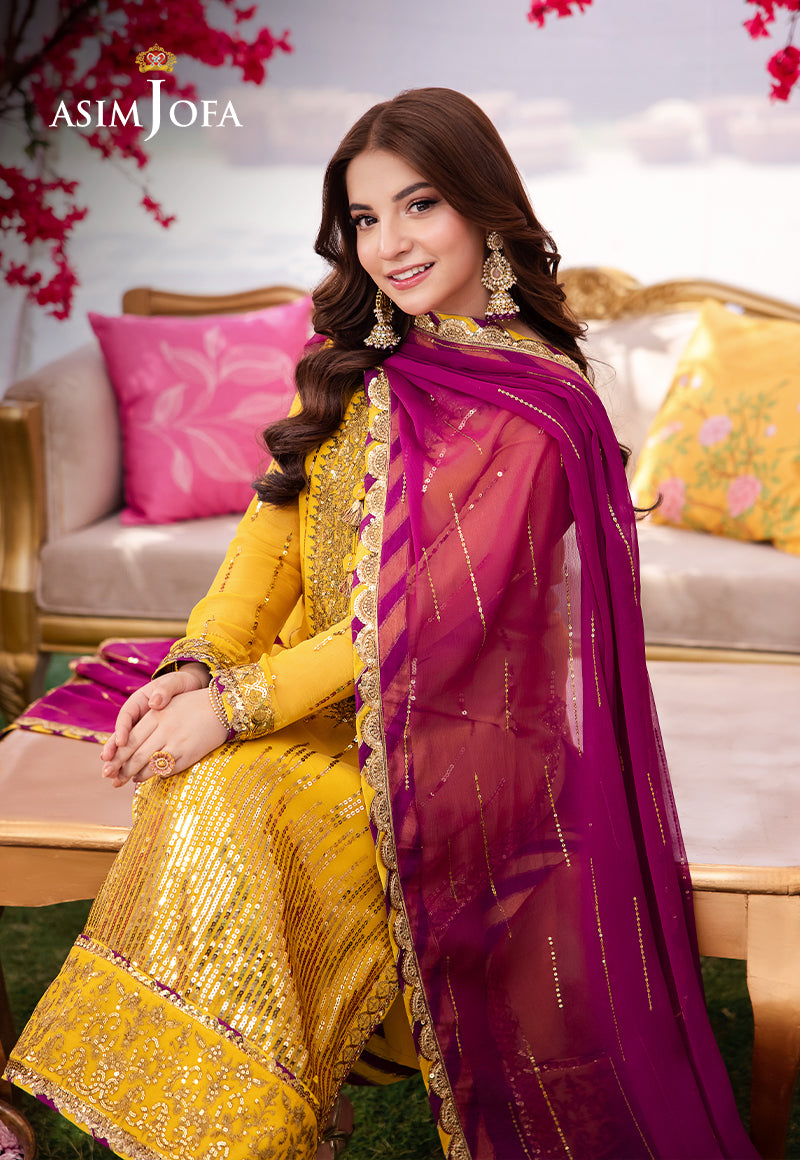 AJMJ-20 EMBROIDERED CHIFFON 3 PCS