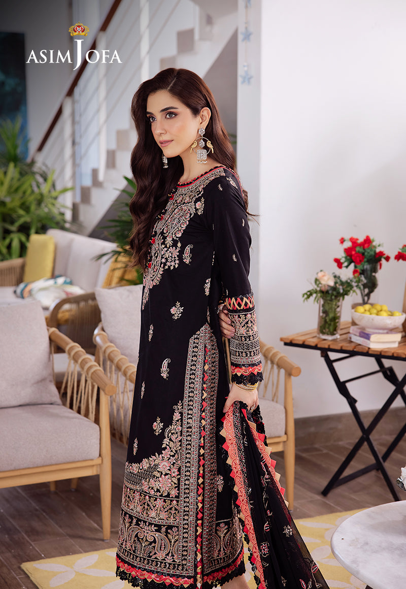AJUR-08 EMBROIDERED LAWN 3 PCS