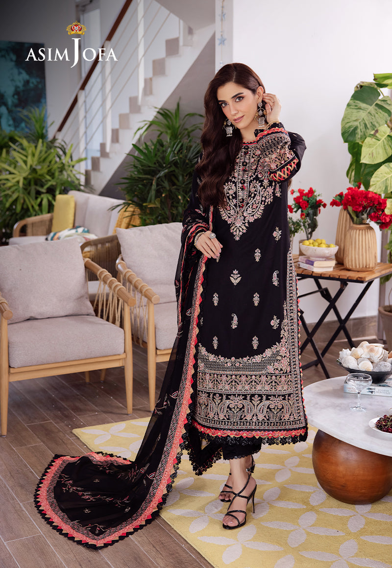 AJUR-08 EMBROIDERED LAWN 3 PCS