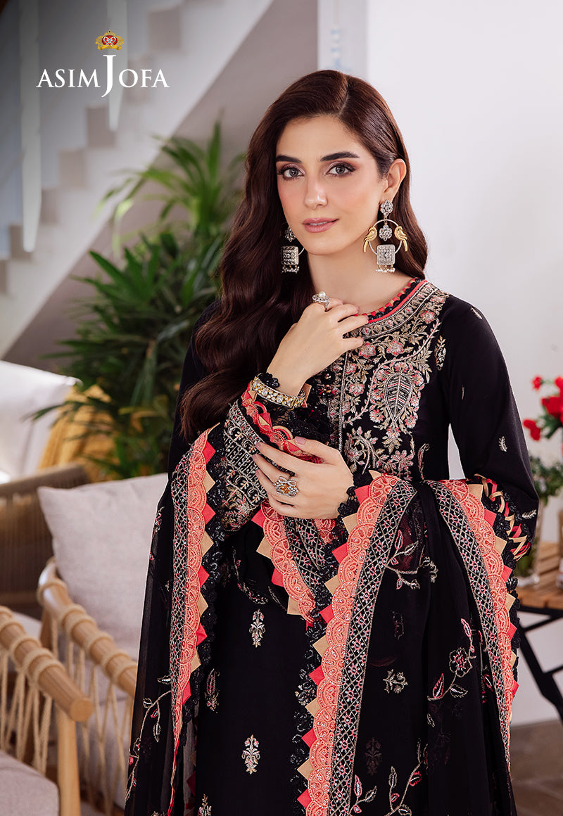 AJUR-08 EMBROIDERED LAWN 3 PCS