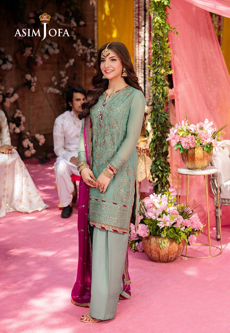 AJMJ-08 EMBROIDERED CHIFFON 3 PCS