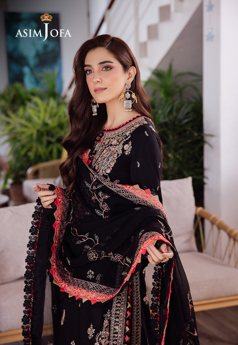AJUR-08 EMBROIDERED LAWN 3 PCS