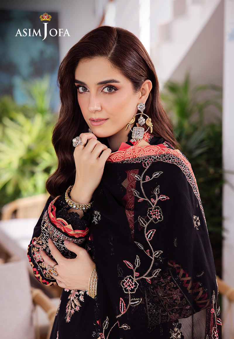 AJUR-08 EMBROIDERED LAWN 3 PCS