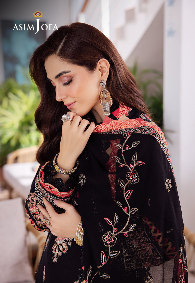 AJUR-08 EMBROIDERED LAWN 3 PCS