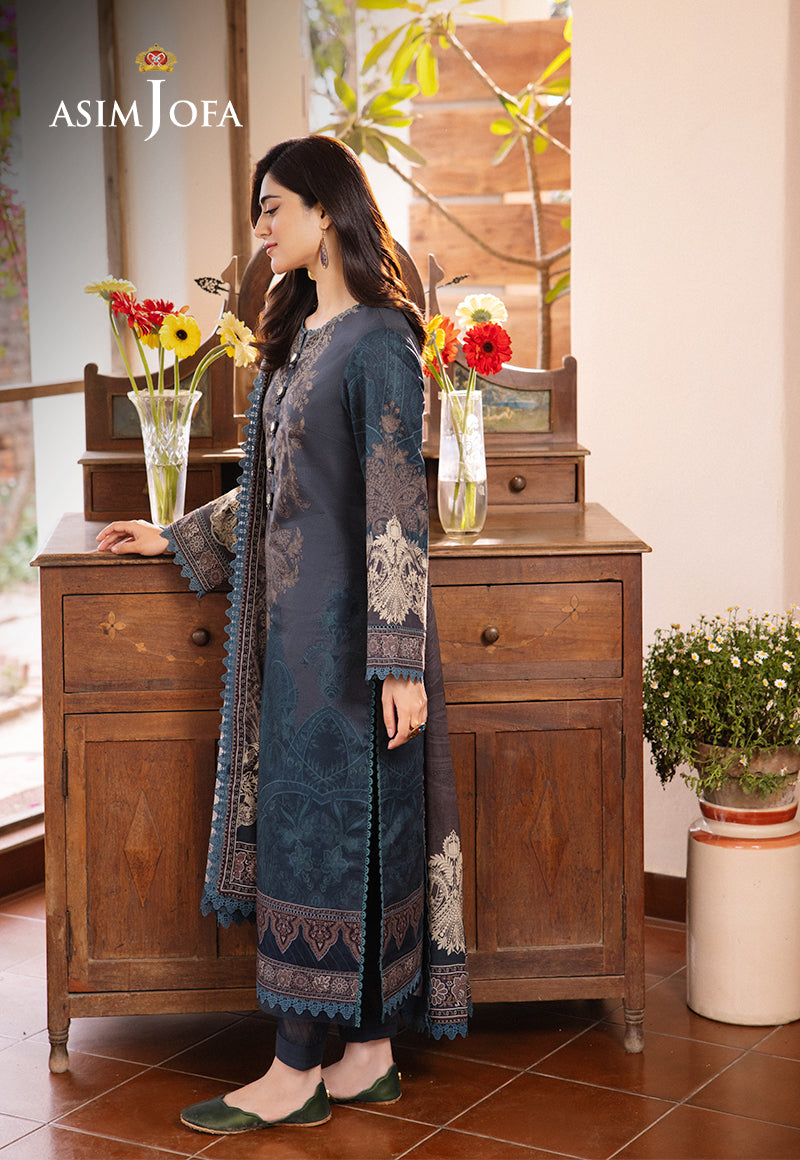 AJBU-11 PRINTED LAWN 3 PCS