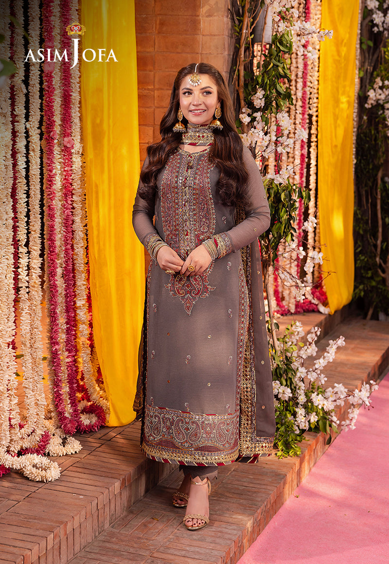 AJMJ-19 EMBROIDERED CHIFFON 3 PCS
