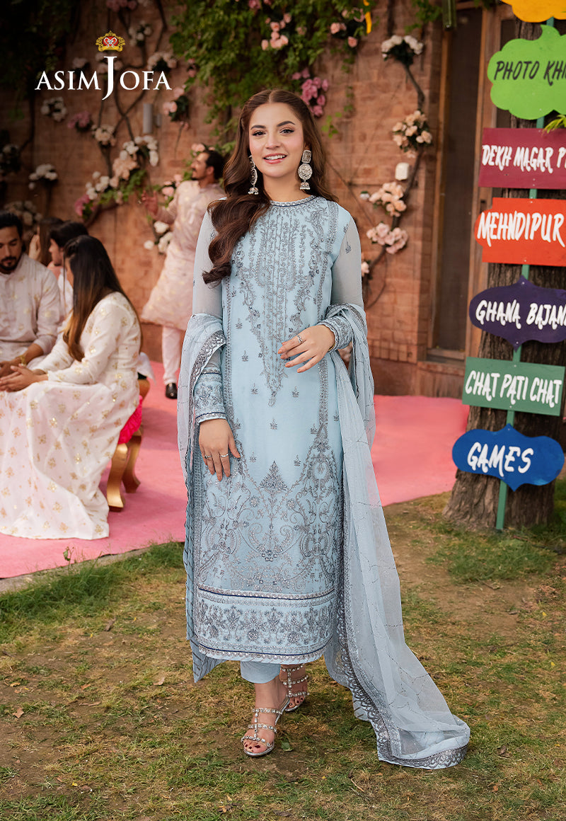 AJMJ-15 EMBROIDERED CHIFFON 3 PCS