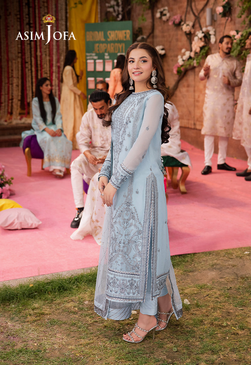 AJMJ-15 EMBROIDERED CHIFFON 3 PCS
