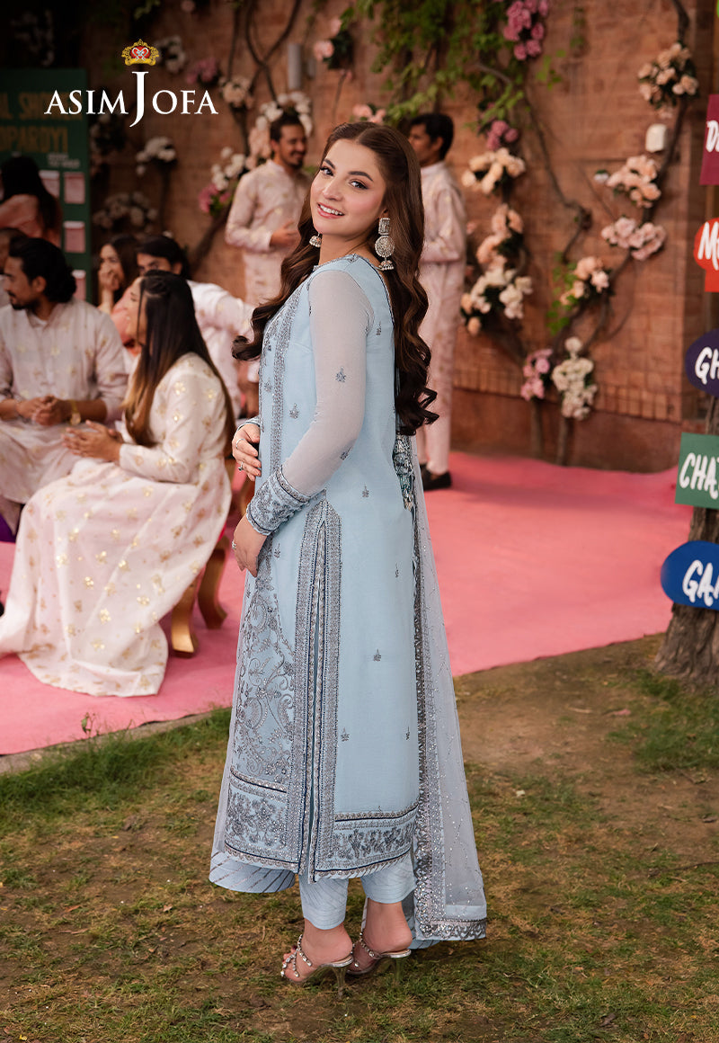 AJMJ-15 EMBROIDERED CHIFFON 3 PCS