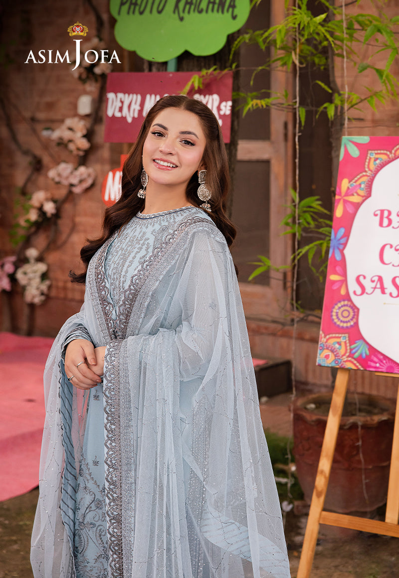 AJMJ-15 EMBROIDERED CHIFFON 3 PCS
