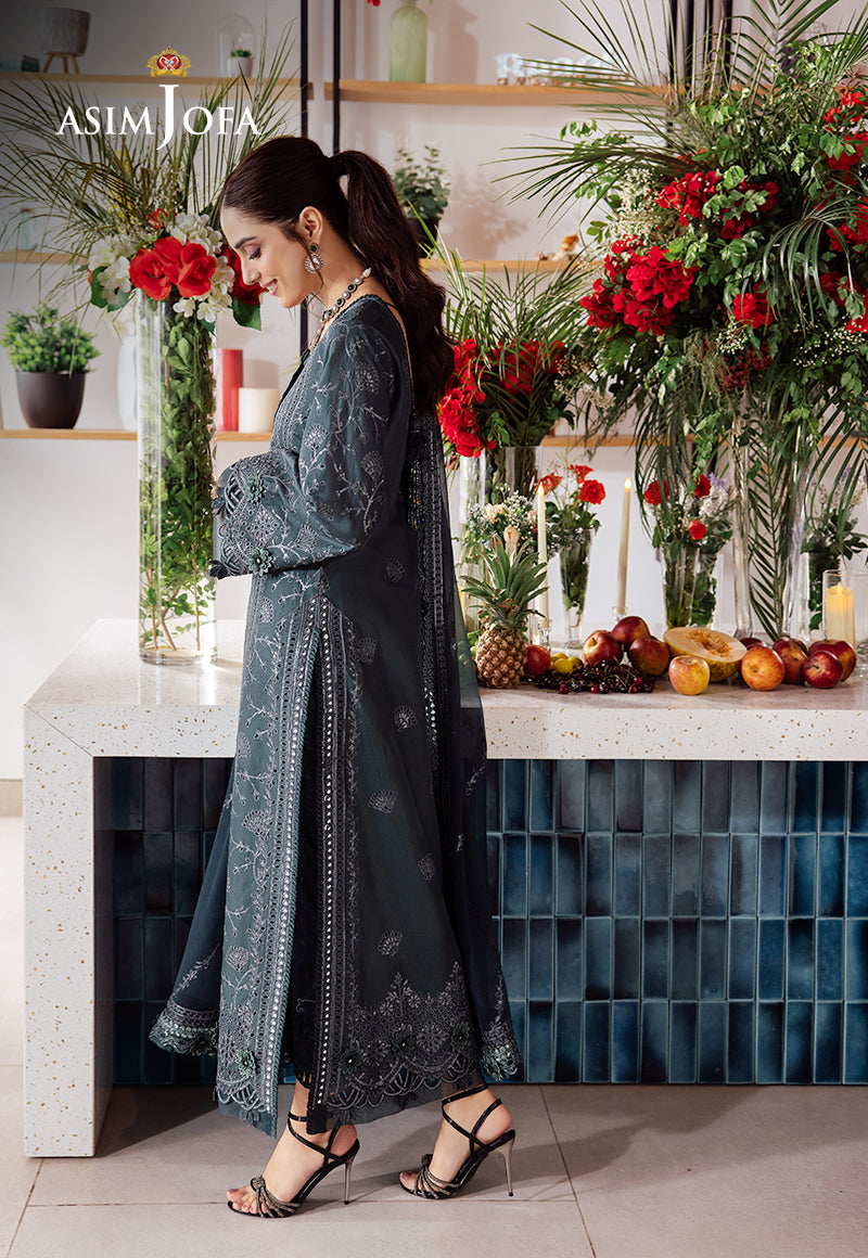 AJUR-01 EMBROIDERED LAWN 3 PCS