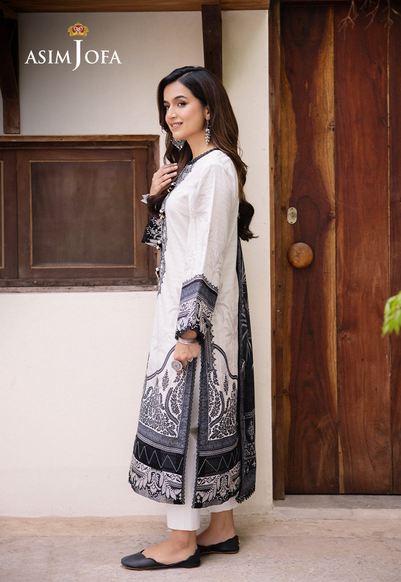 AJBU-17 PRINTED LAWN 3 PCS