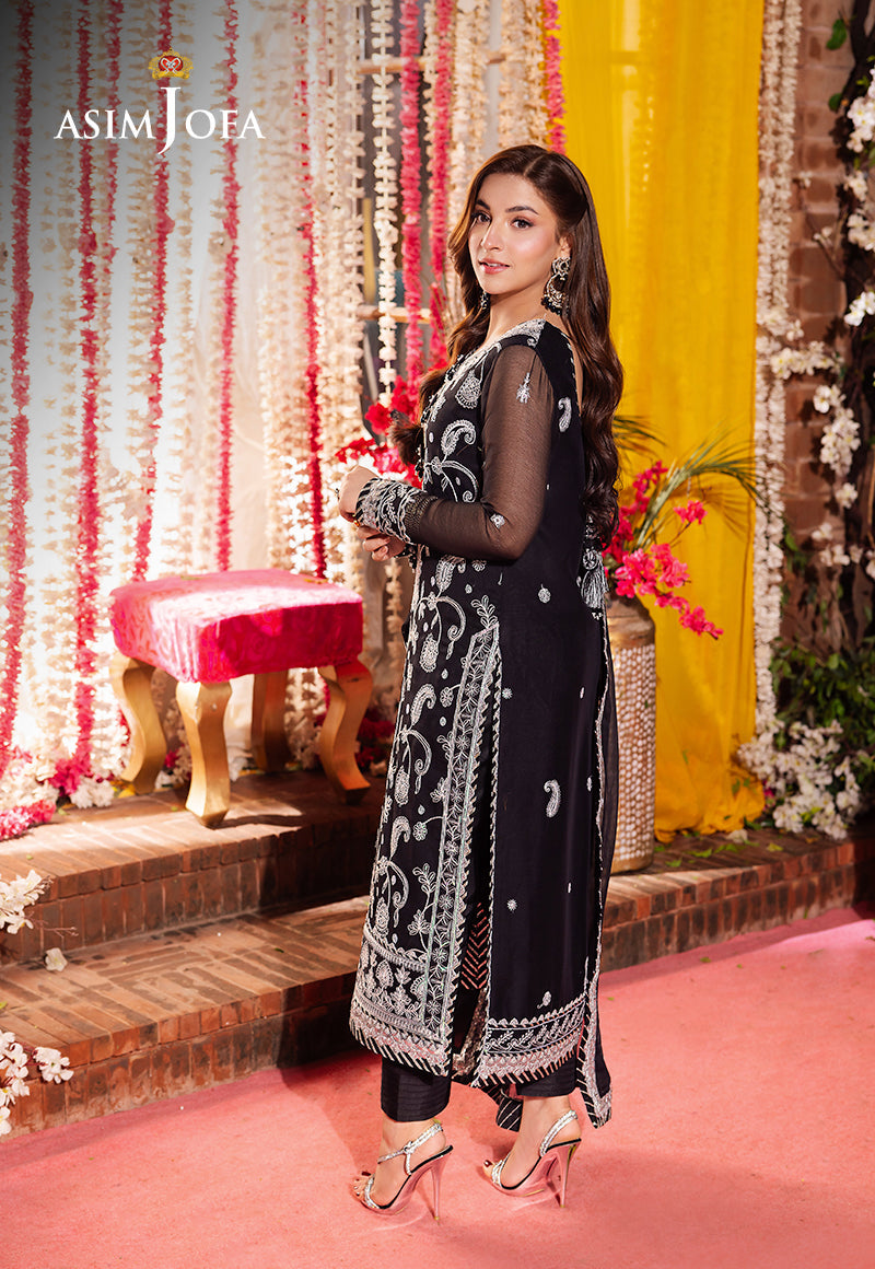 AJMJ-01 EMBROIDERED CHIFFON  3 PCS