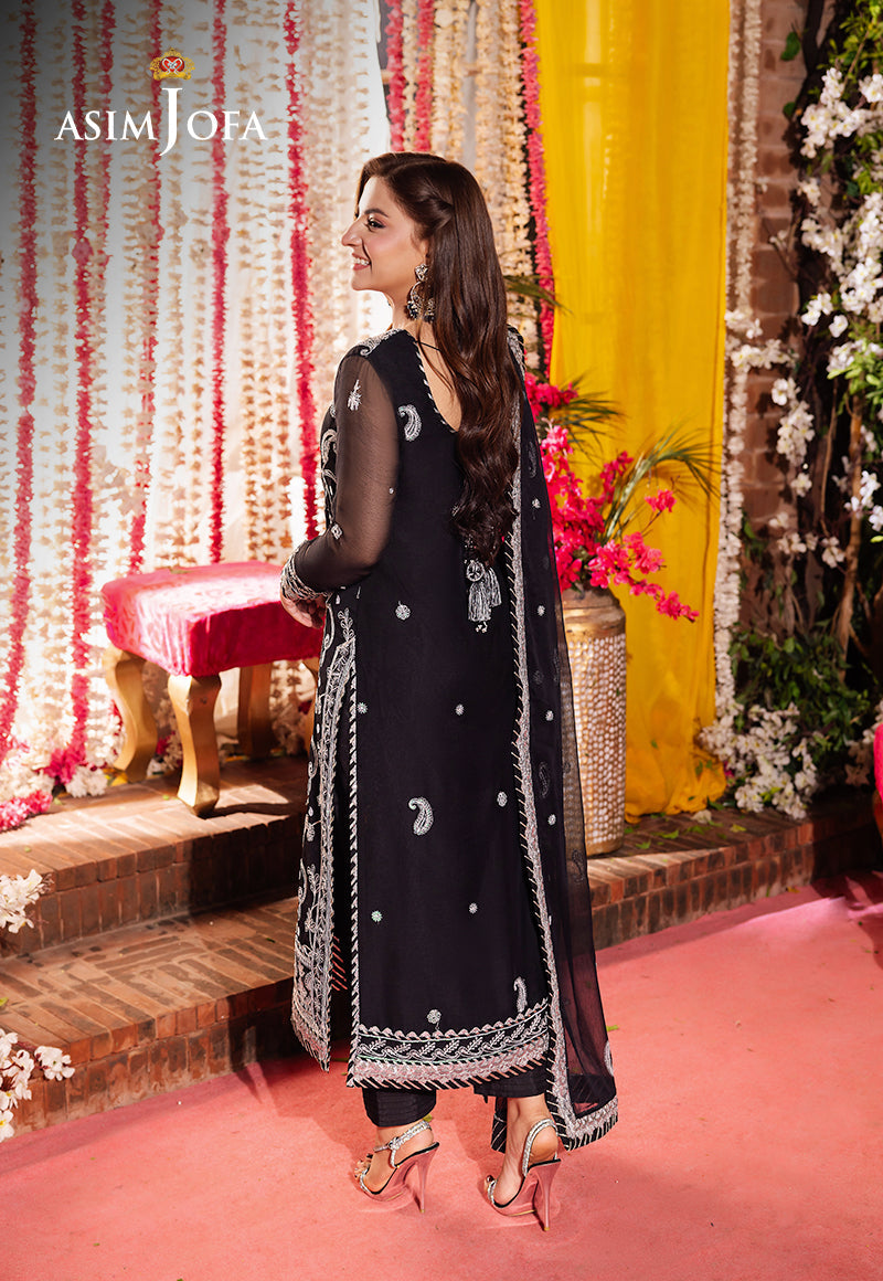 AJMJ-01 EMBROIDERED CHIFFON  3 PCS