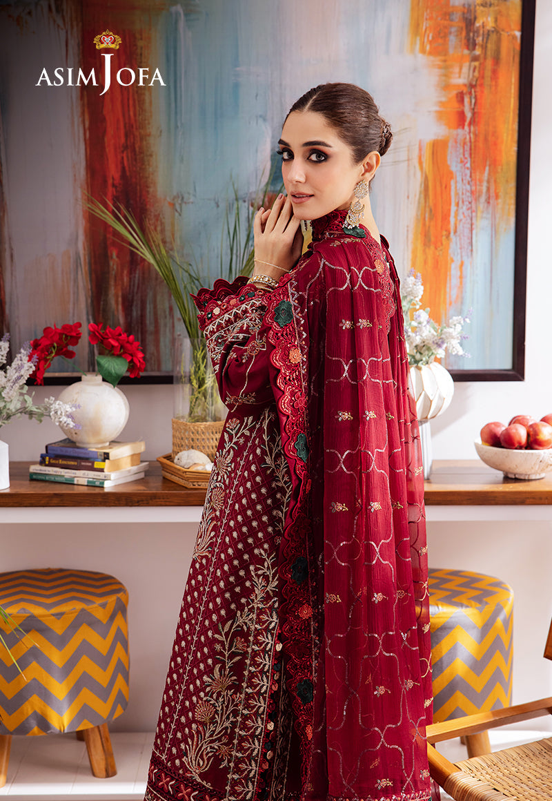 AJUR-04 EMBROIDERED LAWN 3 PCS