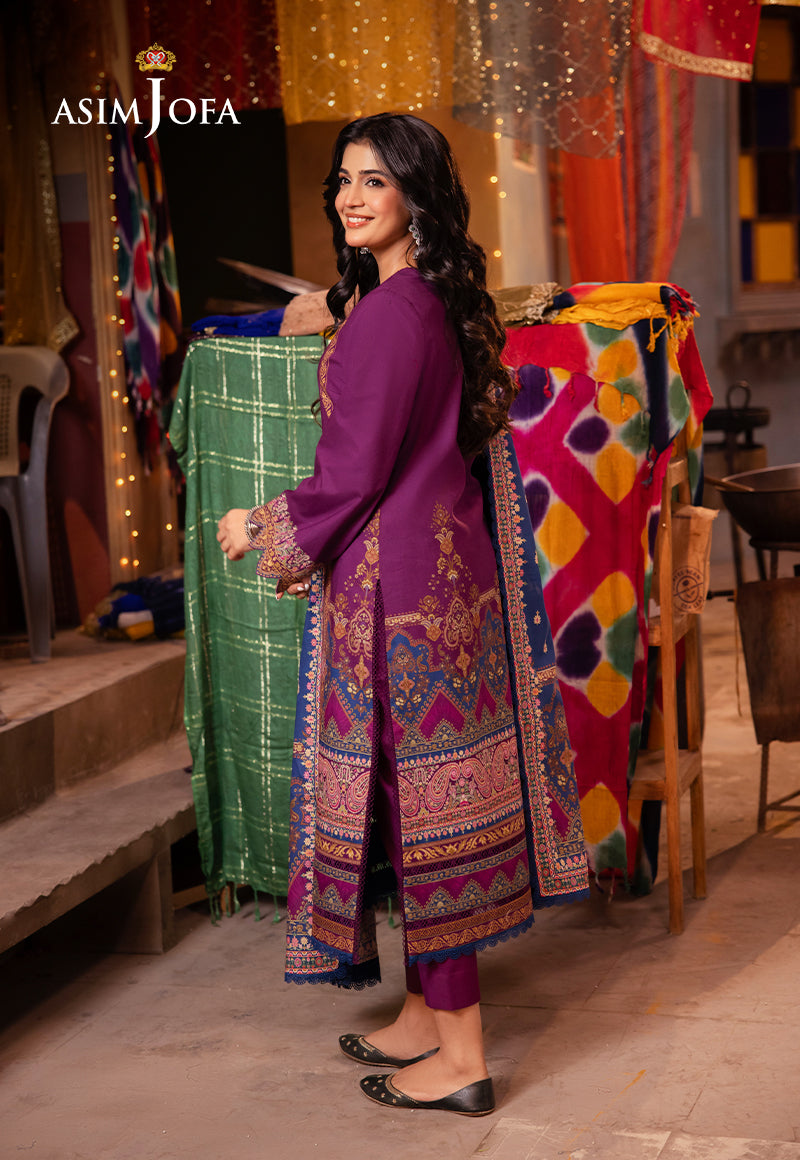 AJEL-14 PRINTED LAWN 3 PCS