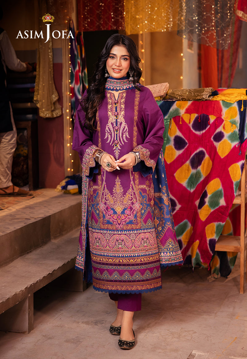 AJEL-14 PRINTED LAWN 3 PCS