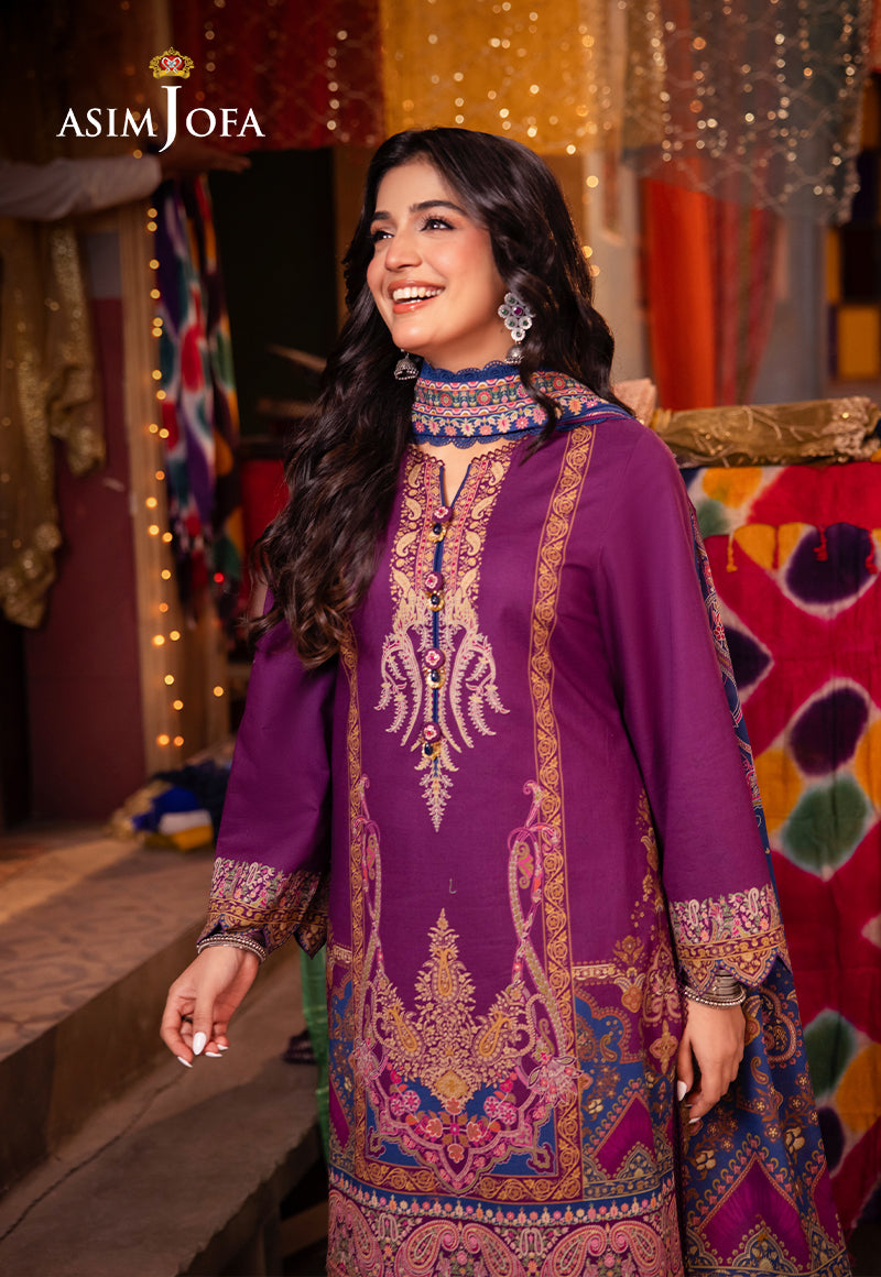 AJEL-14 PRINTED LAWN 3 PCS