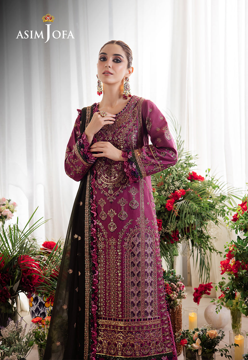 AJUR-07 EMBROIDERED LAWN 3 PCS