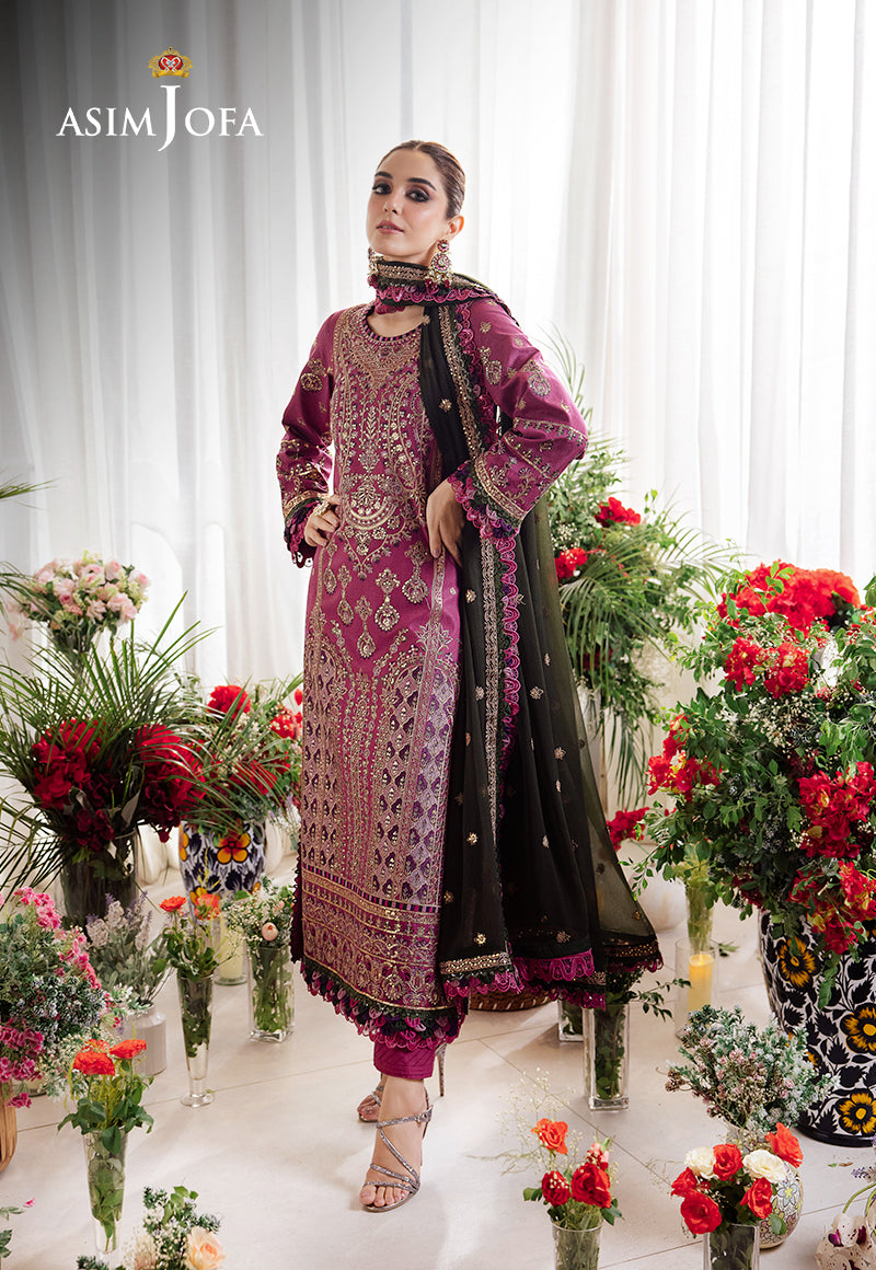 AJUR-07 EMBROIDERED LAWN 3 PCS