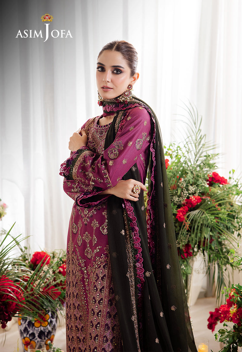 AJUR-07 EMBROIDERED LAWN 3 PCS