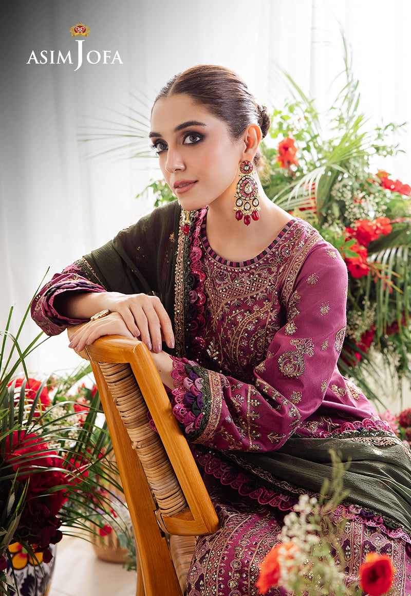 AJUR-07 EMBROIDERED LAWN 3 PCS