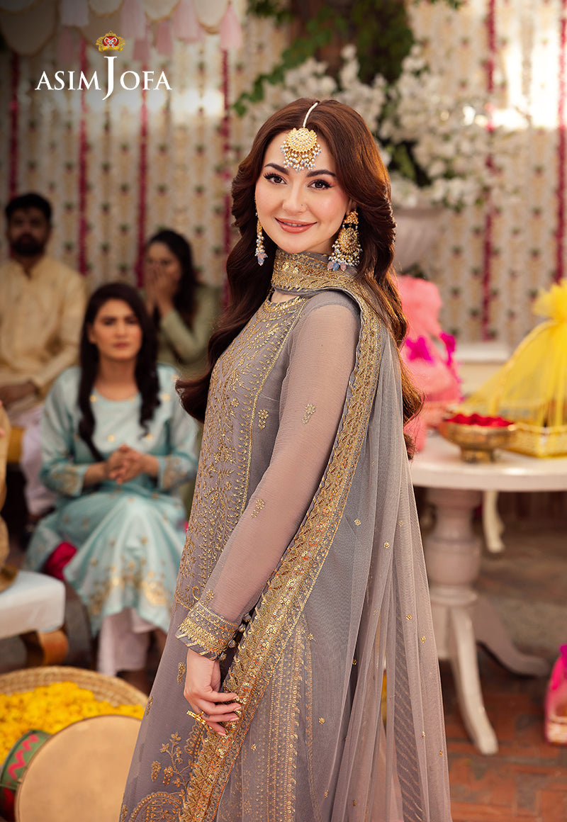 AJMJ-27 EMBROIDERED CHIFFON 3 PCS