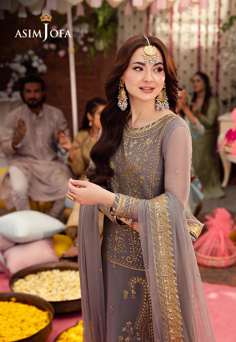 AJMJ-27 EMBROIDERED CHIFFON 3 PCS