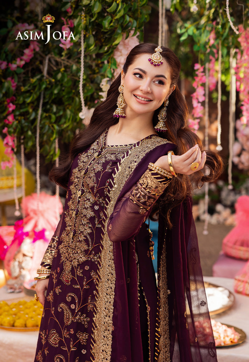 AJMJ-02 EMBROIDERED CHIFFON 3 PCS