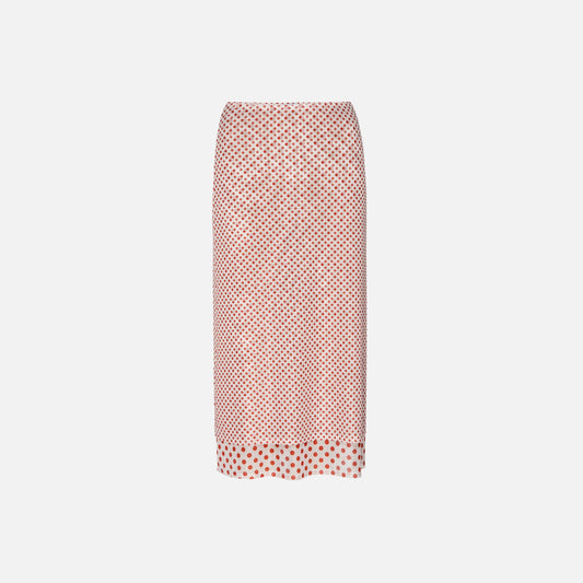 Miaou Maria Polka Dot Skirt - White