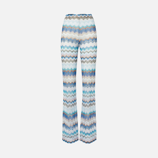 Missoni Trousers - Multicolor Blue Tones