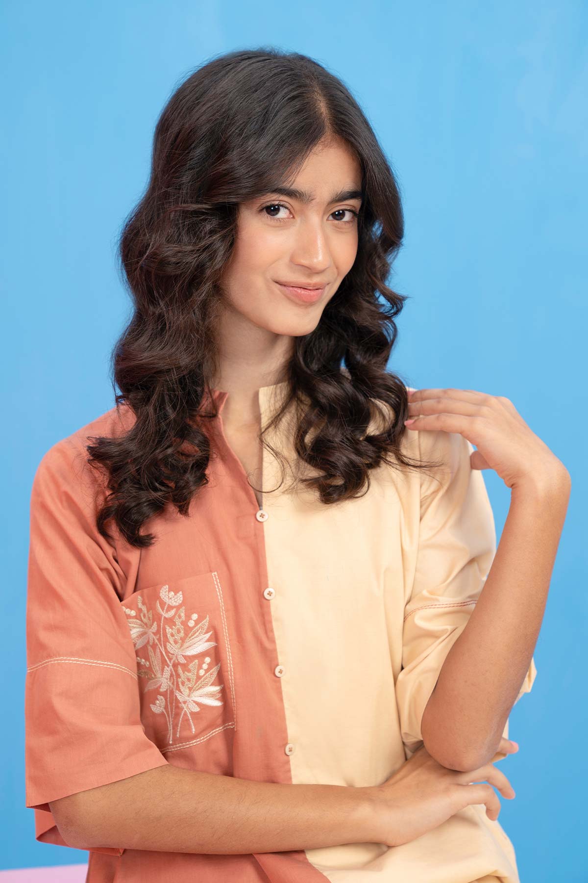 Printed Cambric Shirt