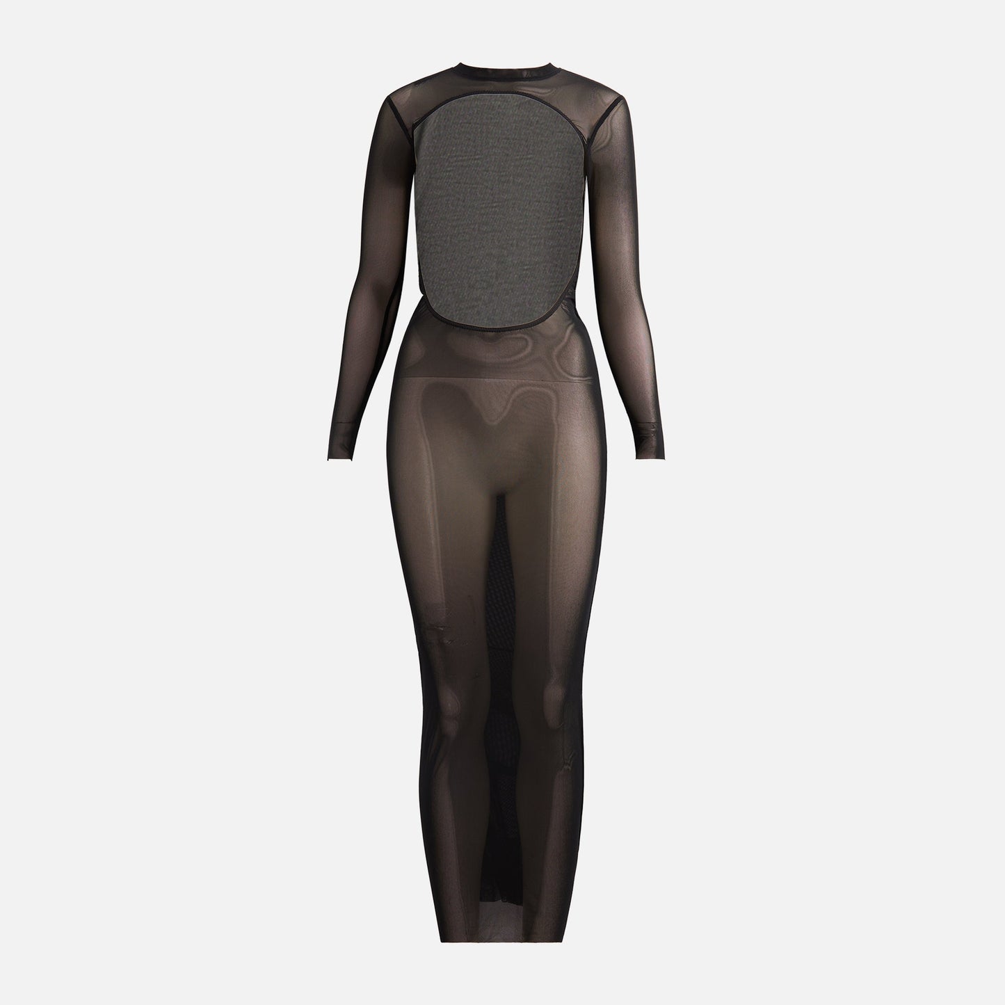 Melissa Simone Long Sleeve Cut Out Dress - Black