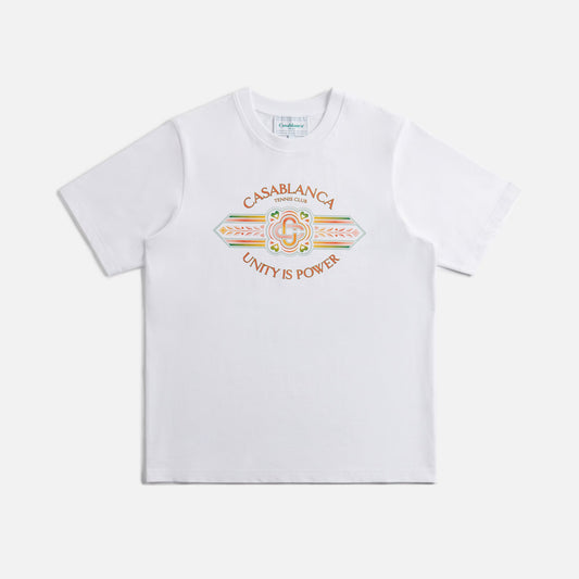 Casablanca Unity Is Power Printed Tee - White