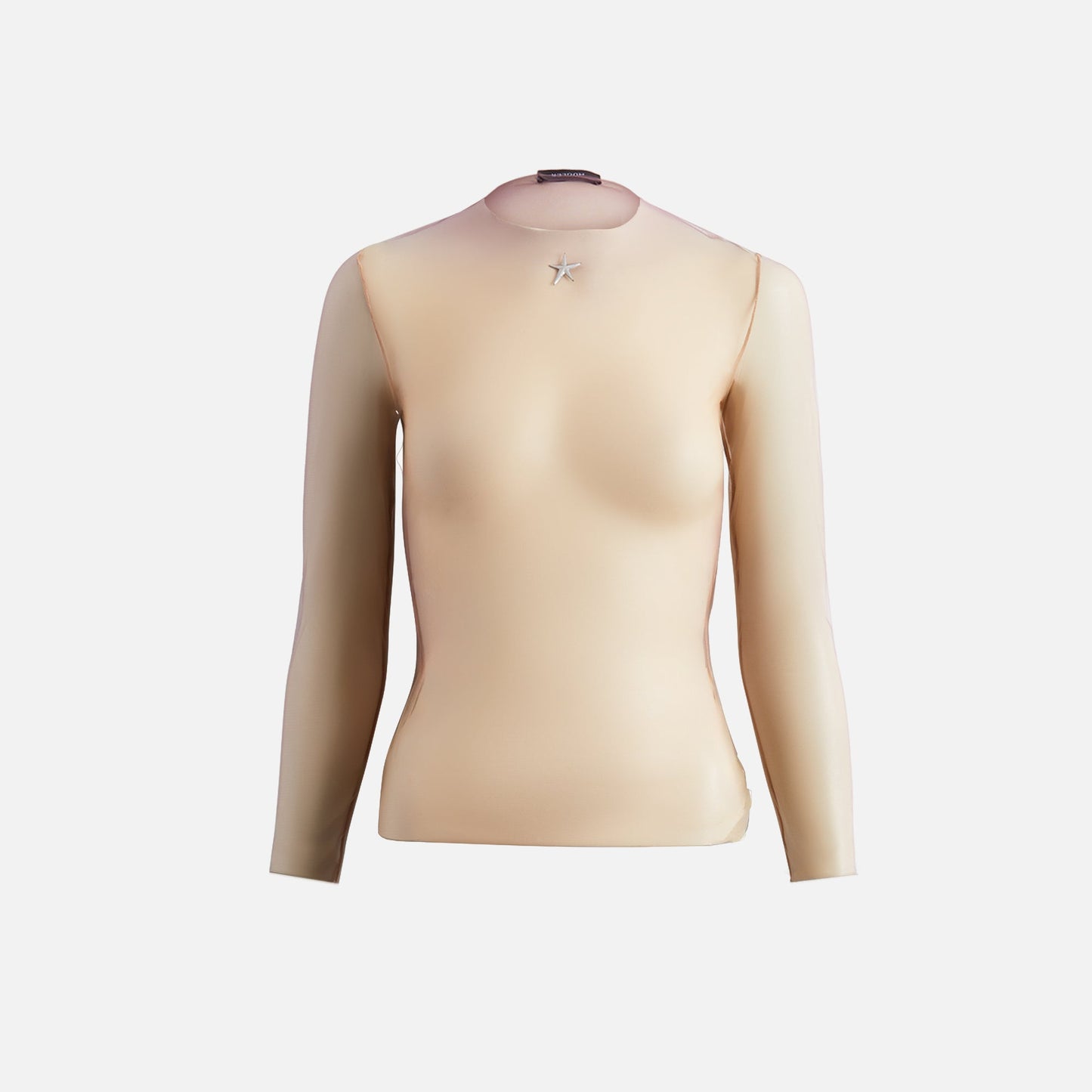 Mugler Degrade Top - Tan Multi