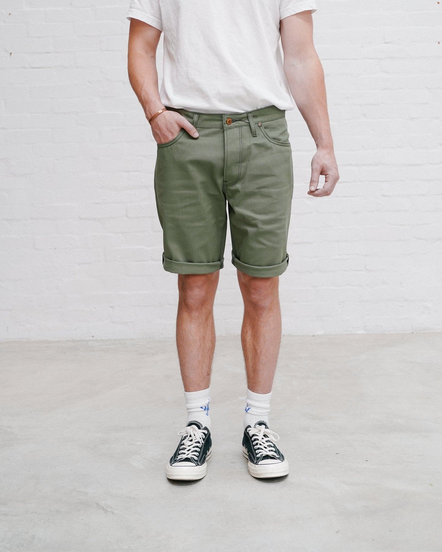 Shorts - Japanese Green Chino