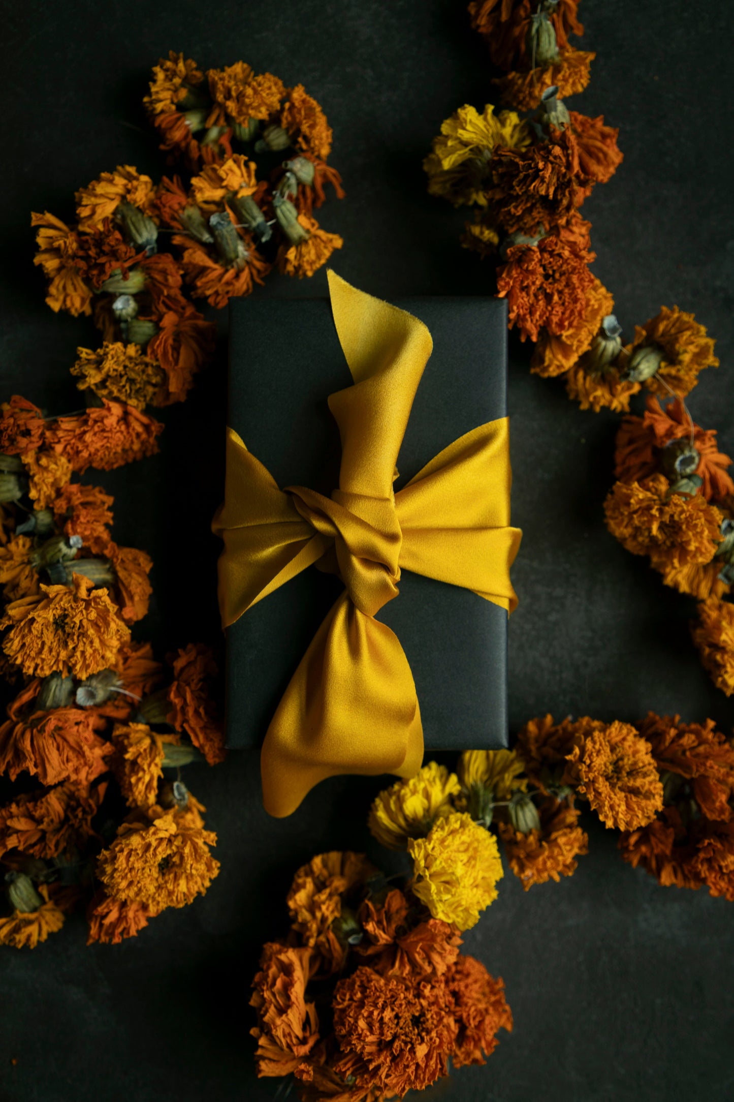 Marigold {SATIN} Silk Ribbon / LIMITED EDITION