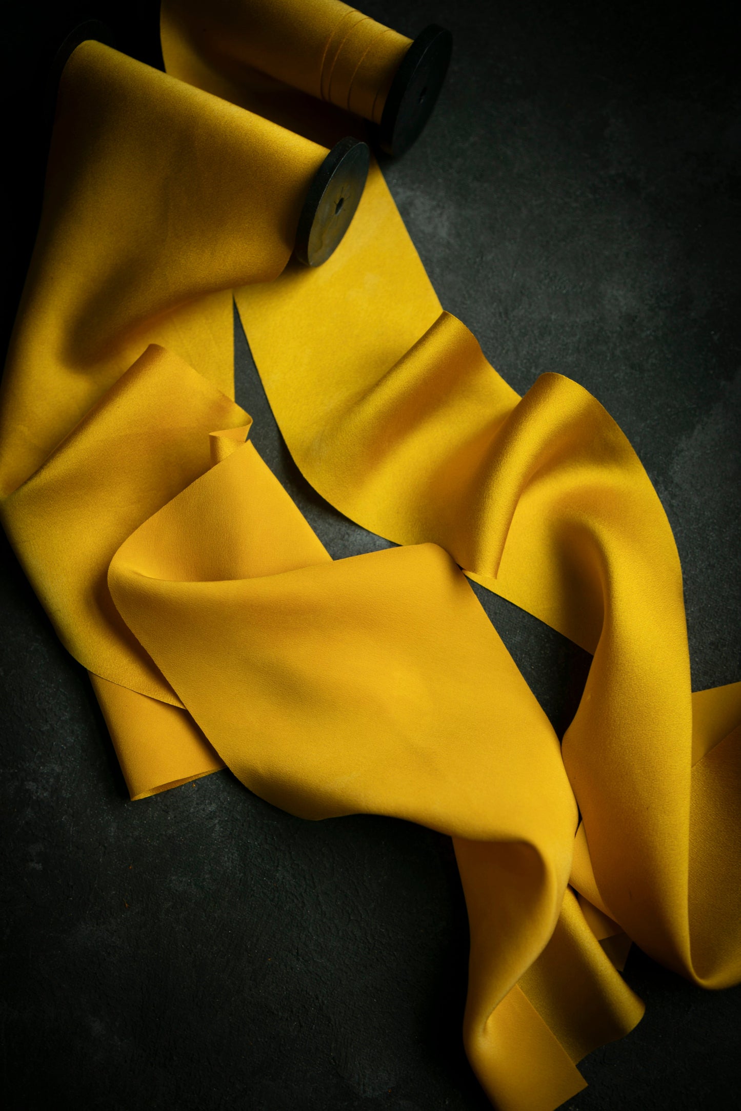 Marigold {SATIN} Silk Ribbon / LIMITED EDITION