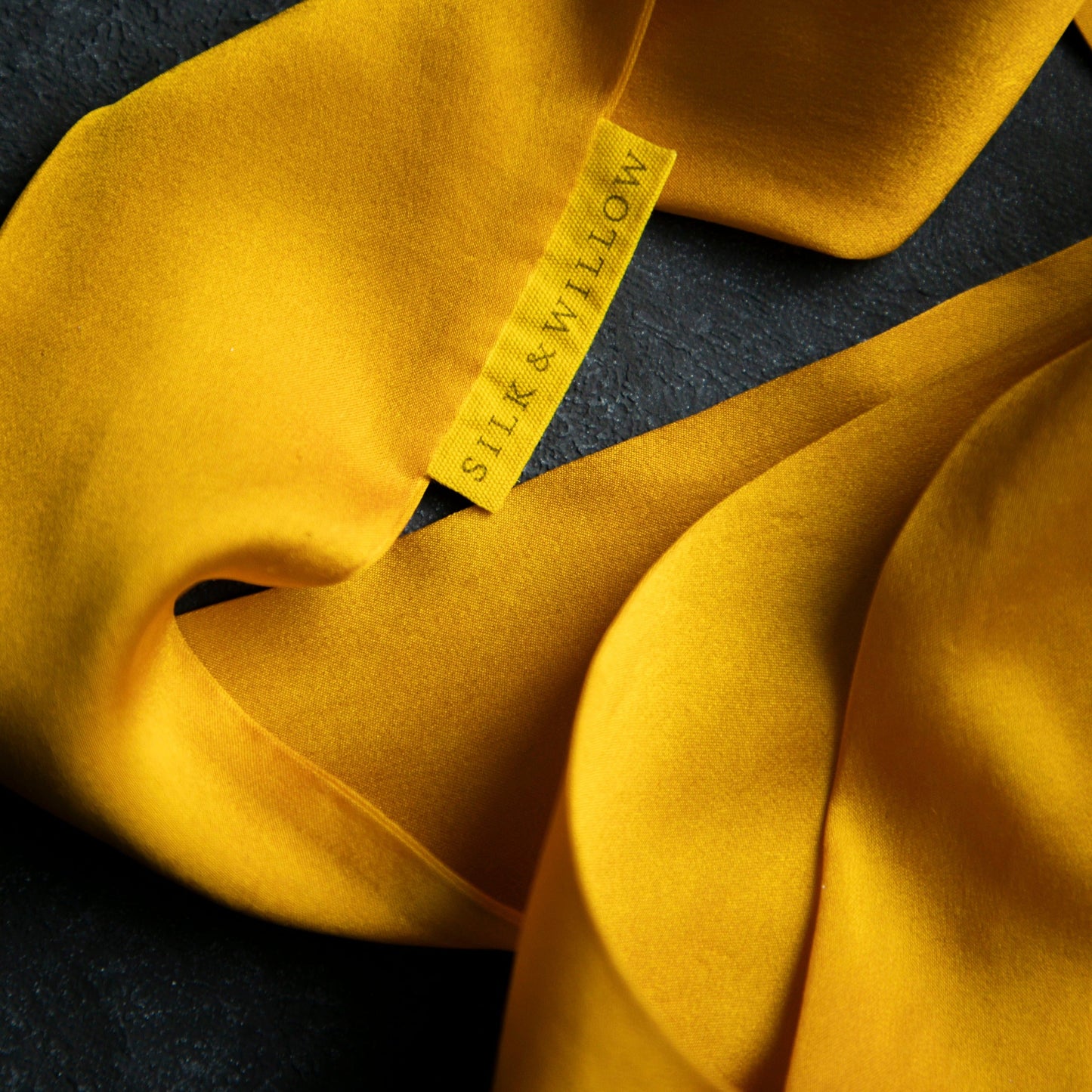 Plant Dyed Silk Twilly / Marigold