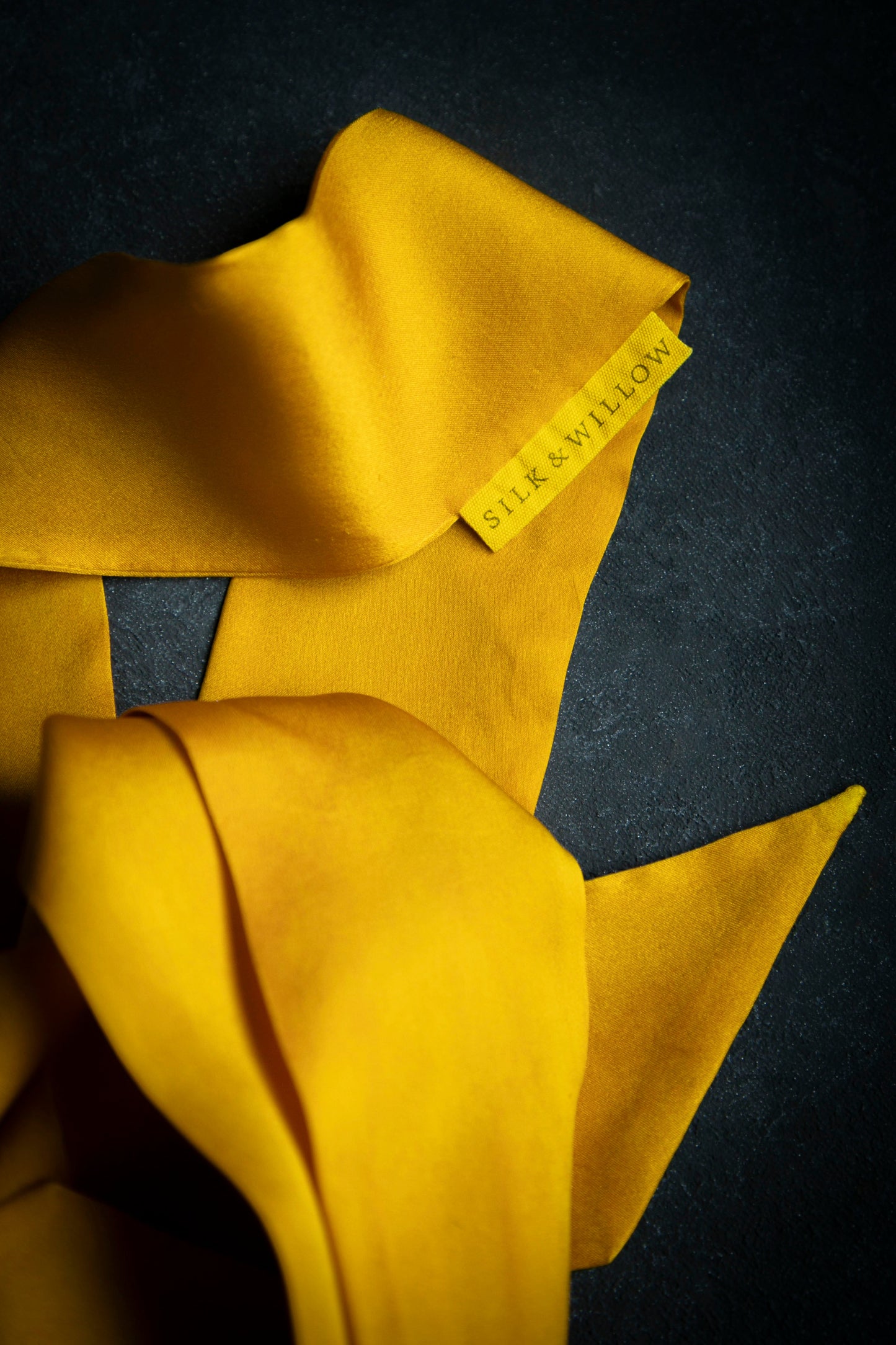 Plant Dyed Silk Twilly / Marigold